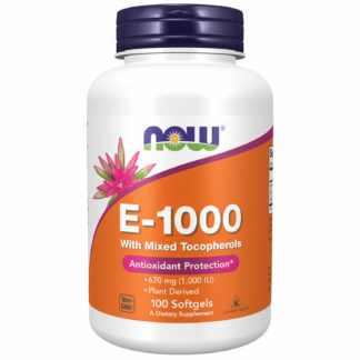 Vitamina E 1000 UI (100 caps) NOW