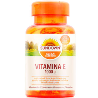 Vitamina E 1000 UI (50 caps) Sundown Clean Nutrition