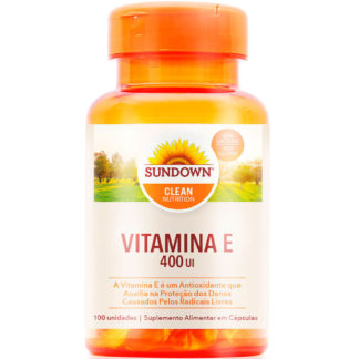 Vitamina E 400 UI (100 caps) Sundown Clean Nutrition