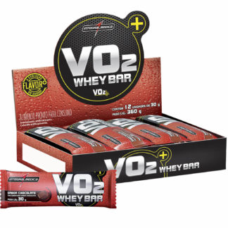 vo2 whey bar 12 barras de 30g chocolate integralmedica