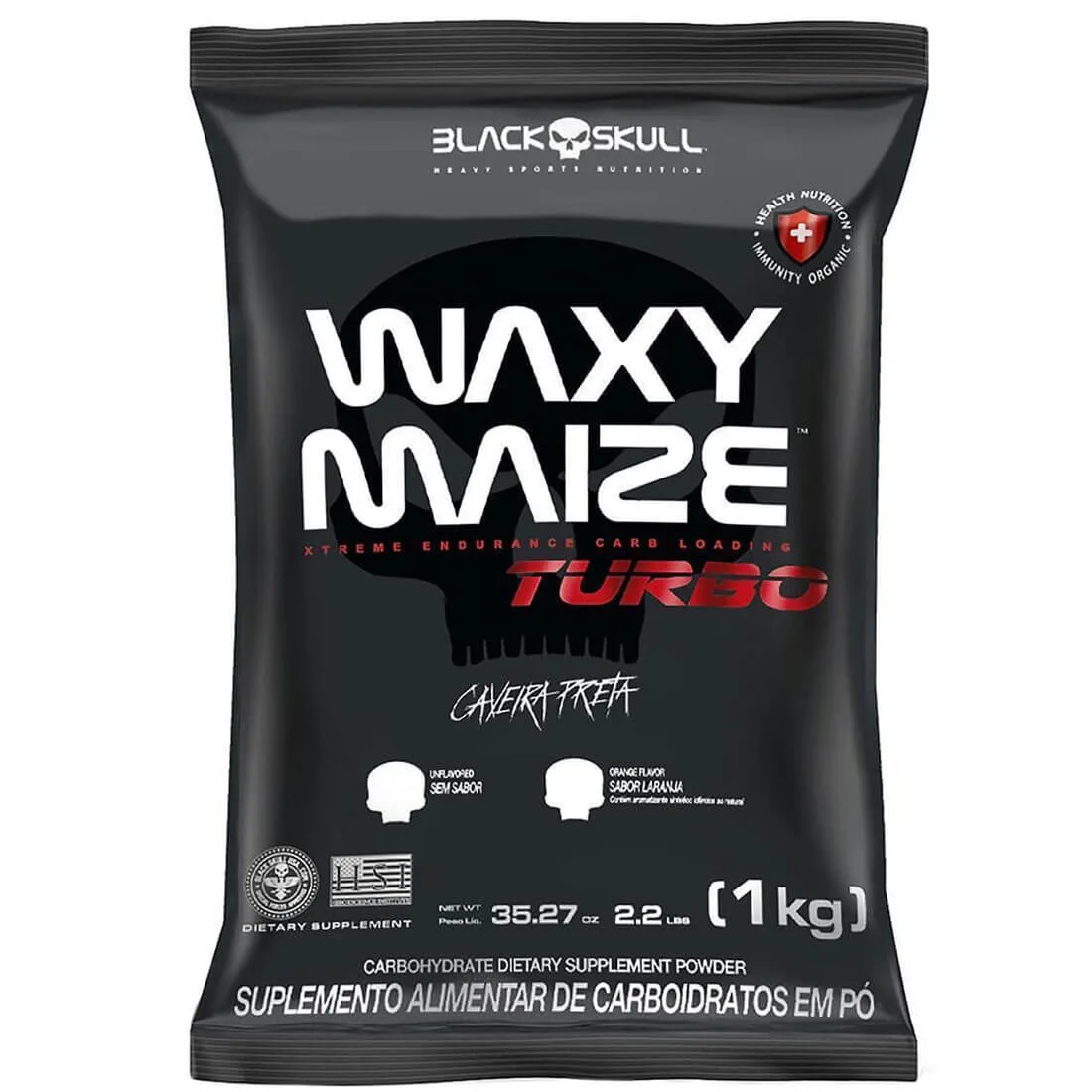 waxy maize turbo 1kg black skull 1