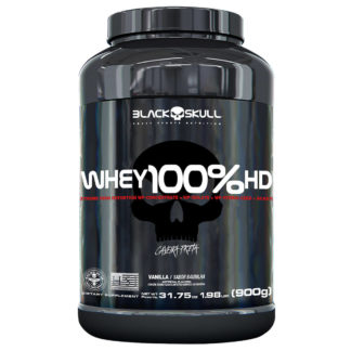 Whey 100% HD (900g) Baunilha Black Skull