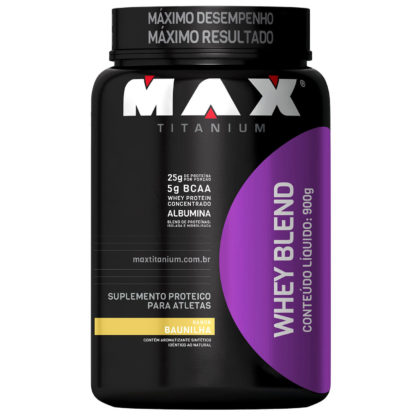 Whey Blend (900g Baunilha) Max Titanium