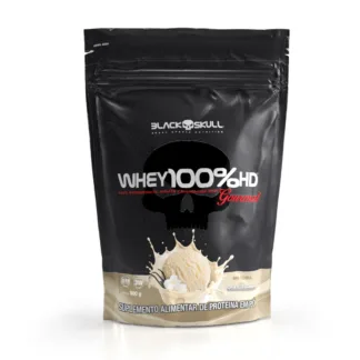 whey protein 100 hd gourmet 900g baunilha black skull