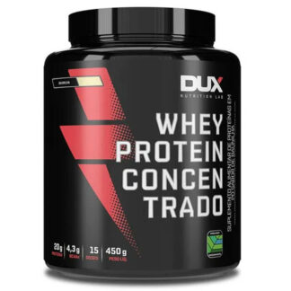 whey protein concentrado 450g baunilha dux nutrition lab