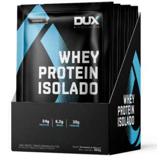 Whey Protein Isolado (10 sachê de 30g) DUX Nutrition Lab Caixa