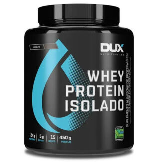 whey protein isolado 450g chocolate dux nutrition lab