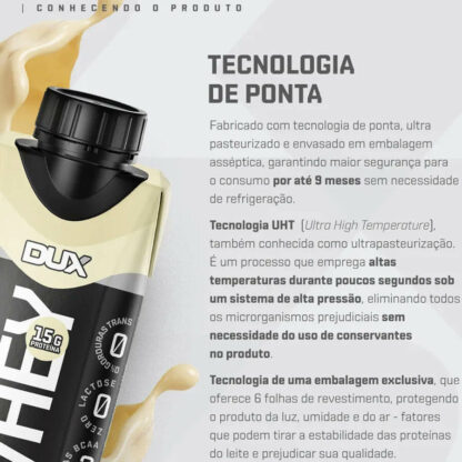 whey protein shake 250ml dux nutrition lab tecnologia de ponta