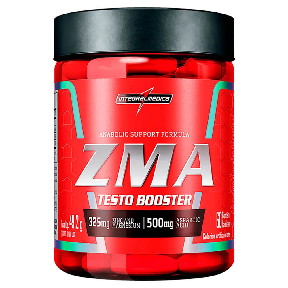 zma testo booster 60 caps integralmedica